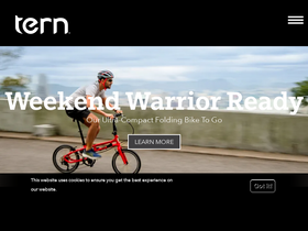 'ternbicycles.com' screenshot