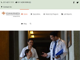 'sitarambhartia.org' screenshot