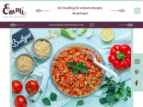 'emmikochteinfach.de' screenshot