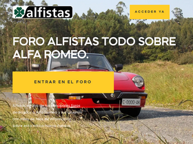 'alfistas.es' screenshot