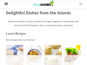 'simplybakings.com' screenshot