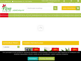 'floraekspres.rs' screenshot
