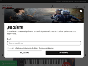 'tienda-yamaha.com.co' screenshot