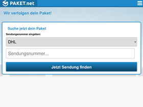 'paket.net' screenshot
