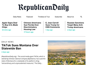'republicandaily.org' screenshot