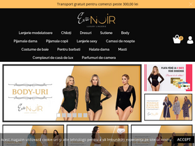 evanoir.ro homepage screenshot
