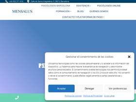 'mensalus.es' screenshot