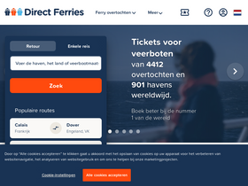 'directferries.nl' screenshot