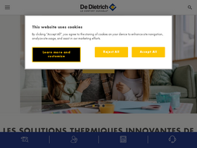 'dedietrich-thermique.fr' screenshot