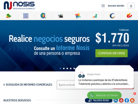 'nosis.com' screenshot