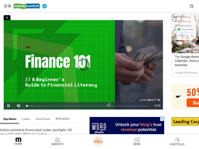 'moneycontrol.com' screenshot