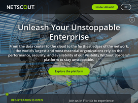 'netscout.com' screenshot