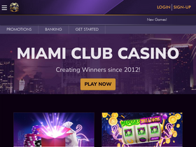 'miamiclubcasino.im' screenshot