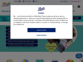 'boots.com' screenshot