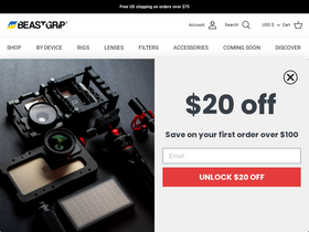 'beastgrip.com' screenshot