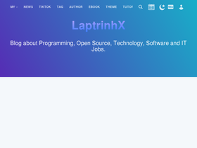 'laptrinhx.com' screenshot