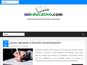 'mieducativo.com' screenshot