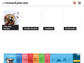 'thetoastedpinenut.com' screenshot