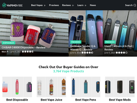 'vapingvibe.com' screenshot