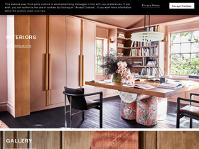 'kellywearstler.com' screenshot