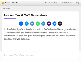 'incomeaftertax.com' screenshot