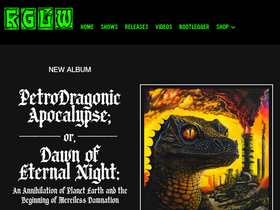 'kinggizzardandthelizardwizard.com' screenshot