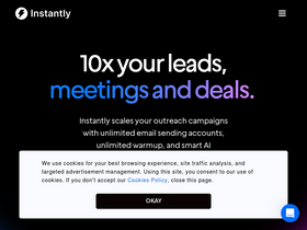 'instantly.ai' screenshot