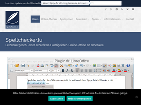 'spellchecker.lu' screenshot