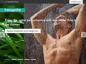 'hansgrohe-usa.com' screenshot