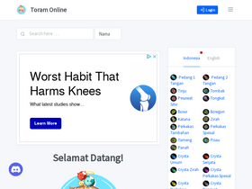 'toram-id.info' screenshot