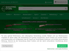 'shootingstore.at' screenshot