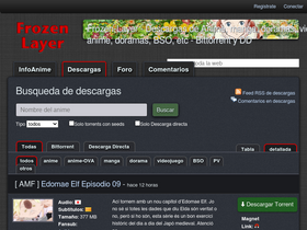 'frozen-layer.com' screenshot