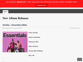 'topalbumreleases.com' screenshot