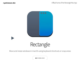 'rectangleapp.com' screenshot