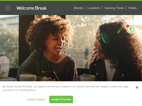 'welcomebreak.co.uk' screenshot