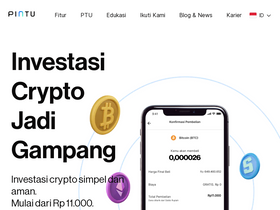 'pintu.co.id' screenshot