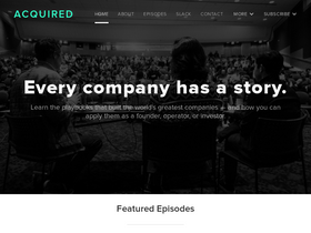 'acquired.fm' screenshot