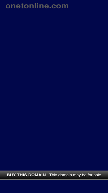 onetonline.com
