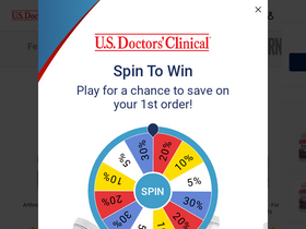 U.S. Doctors' Clinical homepage screenshot