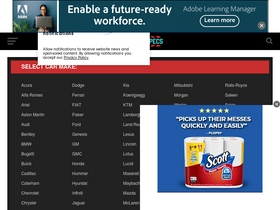 '0-60specs.com' screenshot