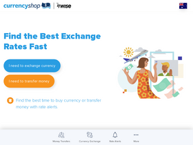 'thecurrencyshop.com.au' screenshot