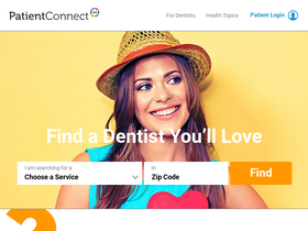 'patientconnect365.com' screenshot