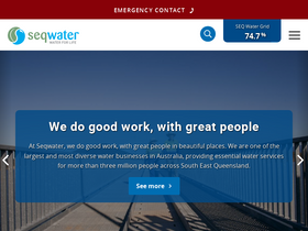 'seqwater.com.au' screenshot