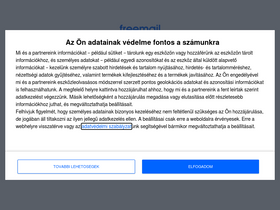 'freemail.hu' screenshot