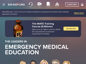 'emrap.org' screenshot