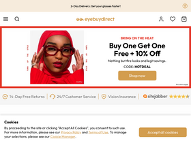 'eyebuydirect.com' screenshot