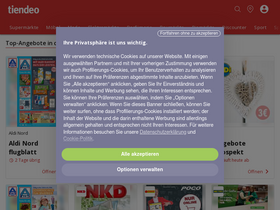 'tiendeo.de' screenshot