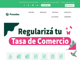 'opad.posadas.gov.ar' screenshot