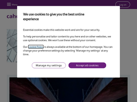 'cahoot.com' screenshot