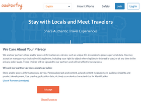 'couchsurfing.com' screenshot